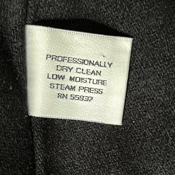 Vtg Jones New York Dark Teal Maxi Flare Trench Coat Wool & Satin Linings, Sz S/M - Picture 12 of 16